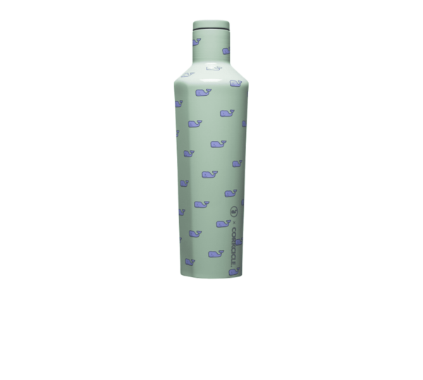 Corkcicle- Whales Repeat Capri Blue