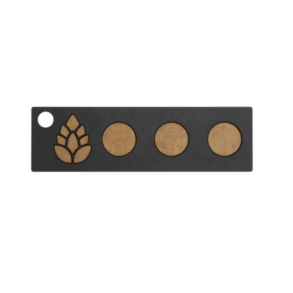EPICUREAN Flight Server w 4 Glasses Slate/Nutmeg - Image 2