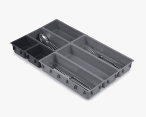 J&J - Blox™ 7-piece Drawer Organizer Set - Grey
