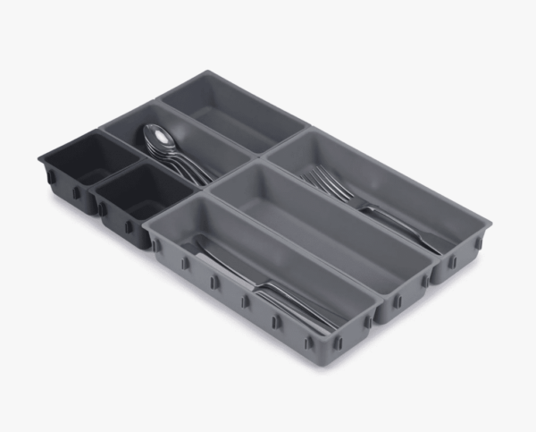 J&J - Blox™ 7-piece Drawer Organizer Set - Grey