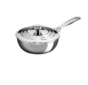 LE CREUSET 3.5qt Non-stick Stainless Steel Saucier Pan