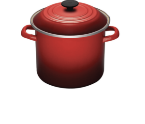 LE CREUSET - (8qt) Stock Pot - Cerise