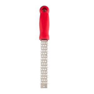 MICROPLANE Short Grater Extra Coarse Red