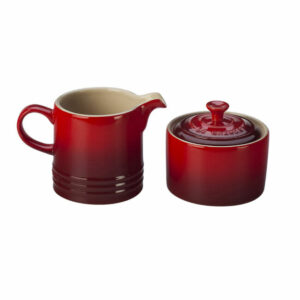 LE CREUSET - Cream & Sugar Set - Cerise