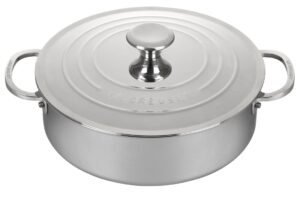 LE CREUSET 4.5qt Rondeau Stainless Steel