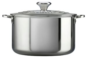 LE CREUSET 7qt Stainless Steel Stockpot