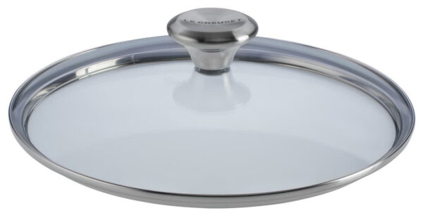 LE CREUSET Glass Lid with Stainless Steel Knob (fits TNS & SS)  9.5"