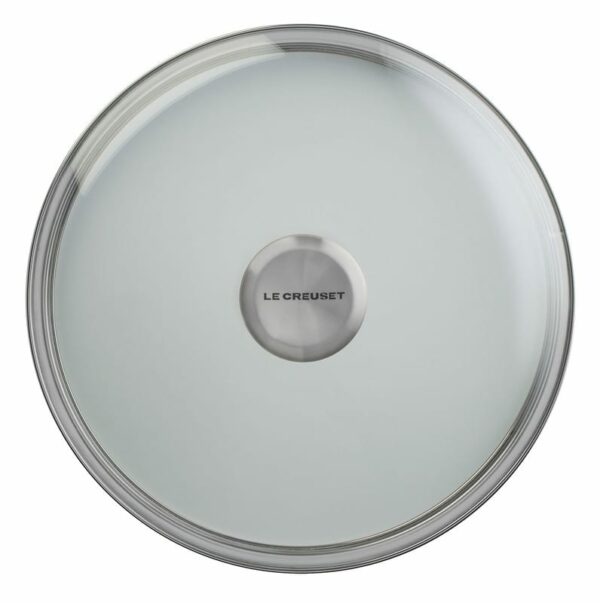 LE CREUSET Glass Lid with Stainless Steel Knob (fits TNS & SS)  9.5" - Image 2