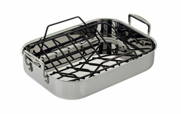 LE CREUSET Small Roasting Pan w/ NS Rack (14.5x10.75)