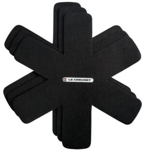 Le Creuset- 3pc Felt Pan Protectors-Black