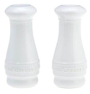 LE CREUSET Salt & Pepper Shaker Set White