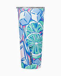 Corkcicle Tumbler 24oz Vineyard Vines Mint Julep
