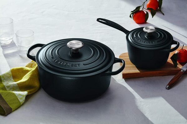 LE CREUSET - 5 Piece Signature Set- Licorice - Image 3