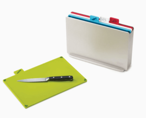 J&J - Index™ Chopping Board Set - Large - Silver
