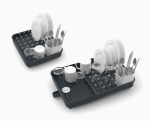 J&J - Extend™ Expandable Dish Drainer - Grey