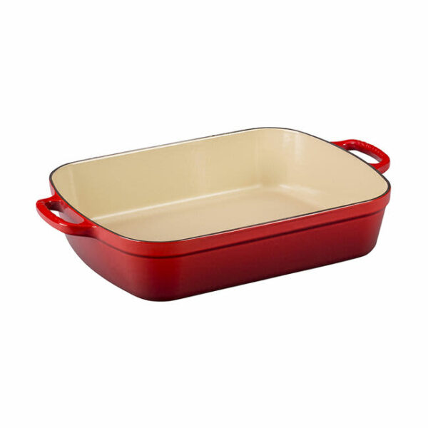 LE CREUSET - Signature (5.25qt) Rectangular Roaster - Cerise