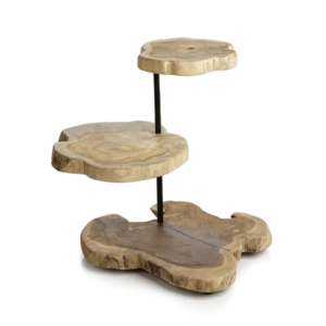 ZODAX - Bali Teak Root Three Level Serving Tray