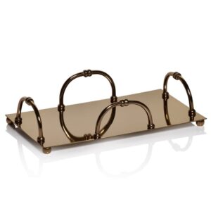 ZODAX - Azalea Gold Dinner Napkin Holder - Large