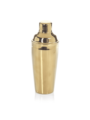 ZODAX - Stainless Steel Gold Cocktail Shaker