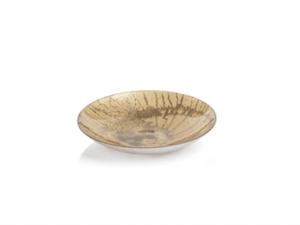 ZODAX - Golden Pearl Metallic Watercolor Glass Bowl - Medium