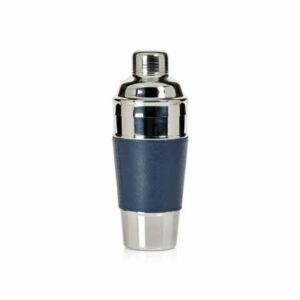 ZODAX - Laguna Nickel & Leather Cocktail Shaker