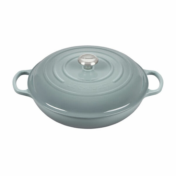 LE CREUSET Signature Braiser  Sea Salt 5qt