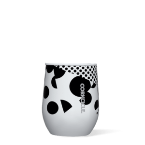 CORKCICLE Stemless 12oz Monodot White