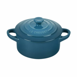 LE CREUSET- 8ozMini Round Cocotte-Deep Teal