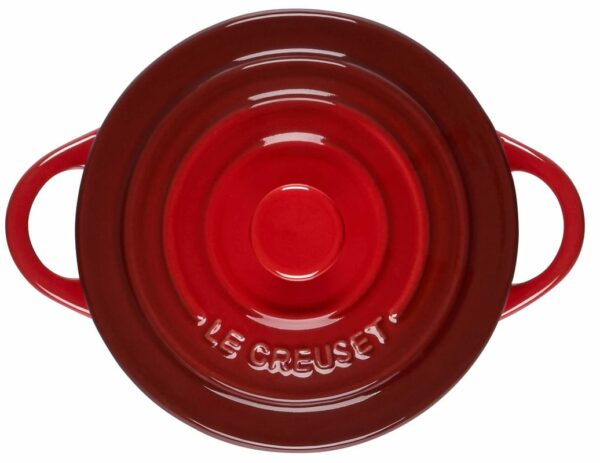 LE CREUSET Mini Round Cocotte Cerise 8oz - Image 5