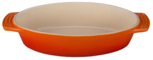 Le Creuset 3.5qt Signature Oval Dish Flame
