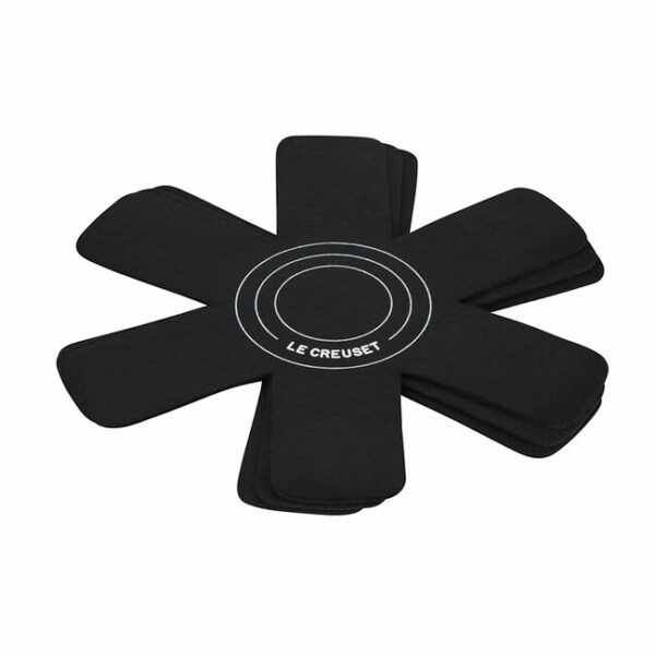 LE CREUSET Felt Pan Protectors - Set of 3 - Black - Image 5