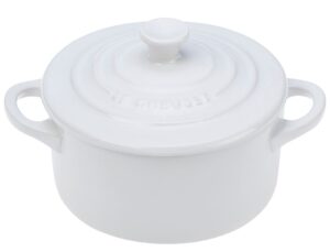 LE CREUSET Mini Round Cocotte White 8oz