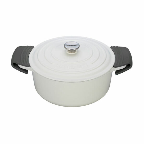 LE CREUSET Silicone Pot Handle Grips Oyster