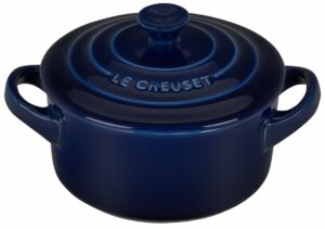 LE CREUSET Mini Round Cocotte Indigo 8oz