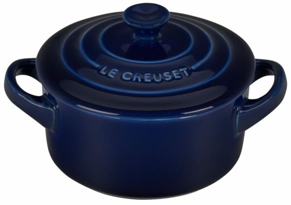 LE CREUSET Mini Round Cocotte Indigo 8oz