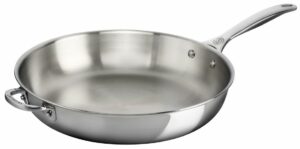 LE CREUSET Deep Fry Pan Stainless Steel 12.5"