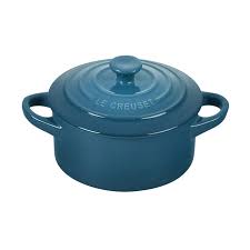 LE CREUSET - Mini Round Cocotte 8oz - Deep Teal