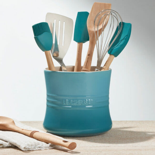 LE CREUSET Utensil Crock 2.75qt Caribbean - Image 2