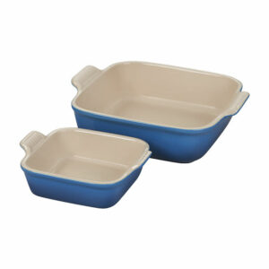 LE CREUSET - Heritage Set of 2 Square Dishes - Marseille