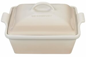 LE CREUSET - Heritage Covered Square - Meringue