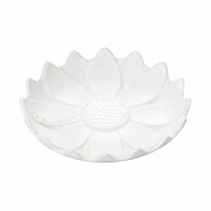 LE CREUSET Flower Spoon Rest - White