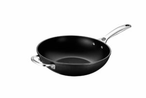 LE CREUSET Toughened Nonstick PRO Stir Fry Pan/Wok w/ Helper Handle 12"