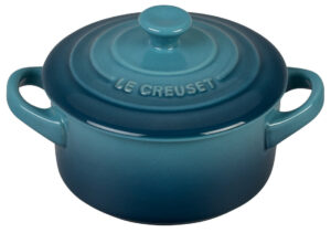 LE CREUSET Mini Round Cocotte Bluebell/Provence 8oz