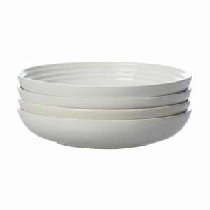LE CREUSET 8.5" Pasta Bowls Set/4  White