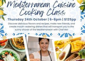 A Mediterranean Culinary Adventure w Chef Mo!
