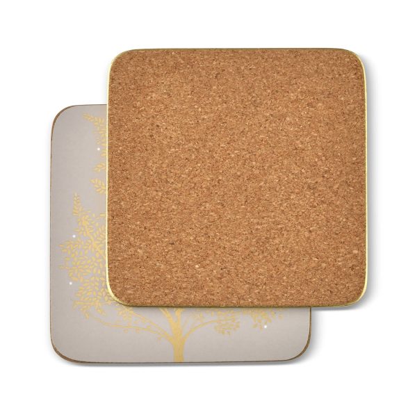SARA MILLER Chelsea Light Grey Coasters S/6 - Image 2