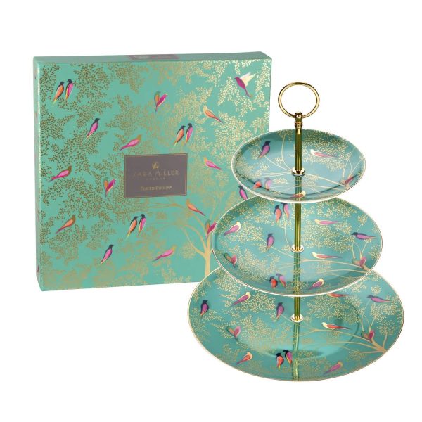SARA MILLER Chelsea 3-tier Cake Stand 10.5"