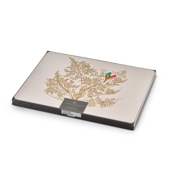 SARA MILLER Chelsea Placemats Light Grey Set/4 - Image 3